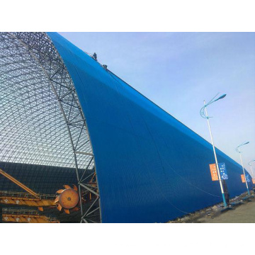 Große Spannweite Dome Stahlkonstruktion Kohle Lagerhalle